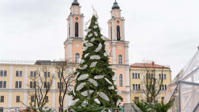 Pristatyta Kauno kalėdinė eglutė 