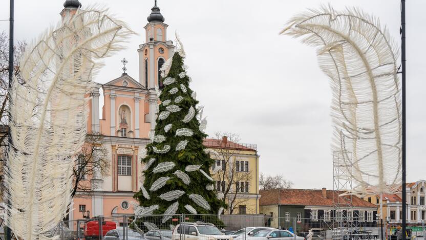 Pristatyta Kauno kalėdinė eglutė 