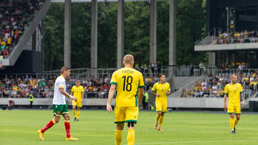 Europos futbolo čempionato atranka: Lietuva – Bulgarija 1:1