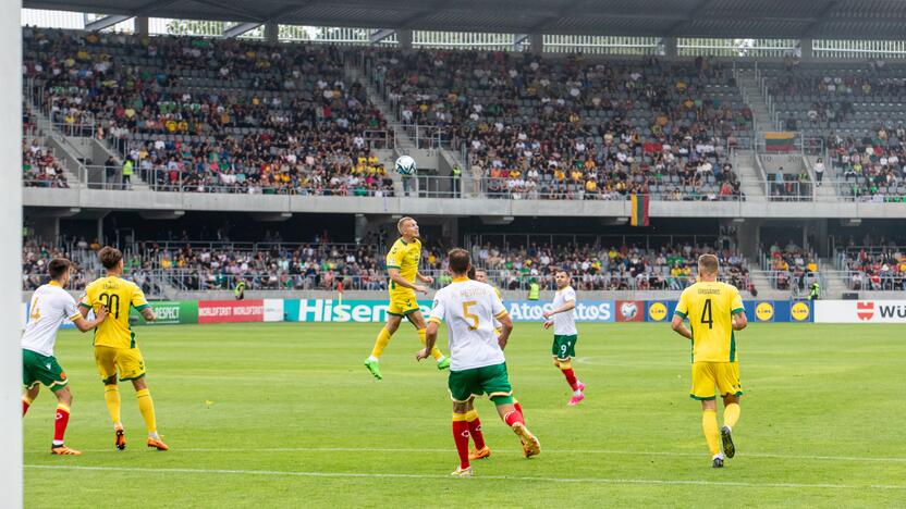 Europos futbolo čempionato atranka: Lietuva – Bulgarija 1:1