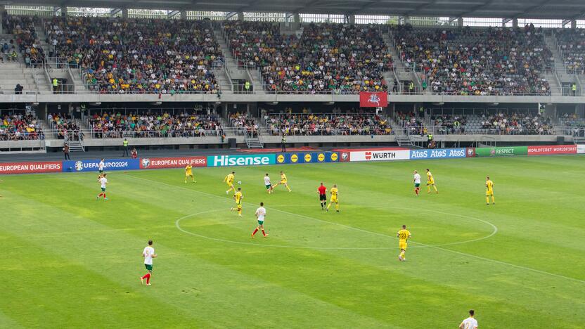 Europos futbolo čempionato atranka: Lietuva – Bulgarija 1:1