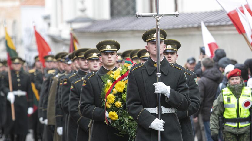 Iškilmingos sukilimo vadų laidotuvės