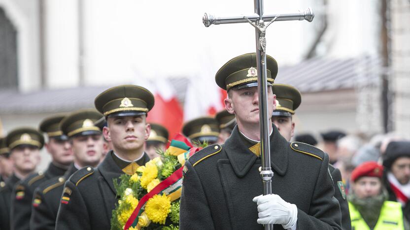 Iškilmingos sukilimo vadų laidotuvės