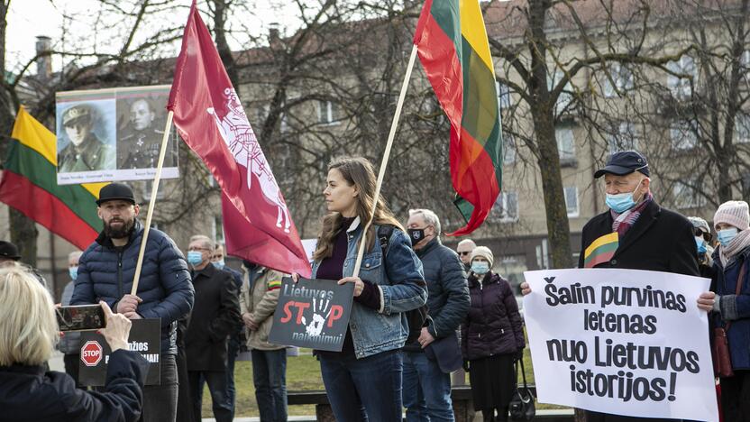 Prie Seimo – A. Jakubausko palaikymo mitingas