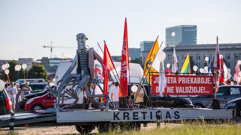 Šeimų maršo protestas prie Seimo