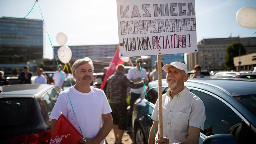 Šeimų maršo protestas prie Seimo