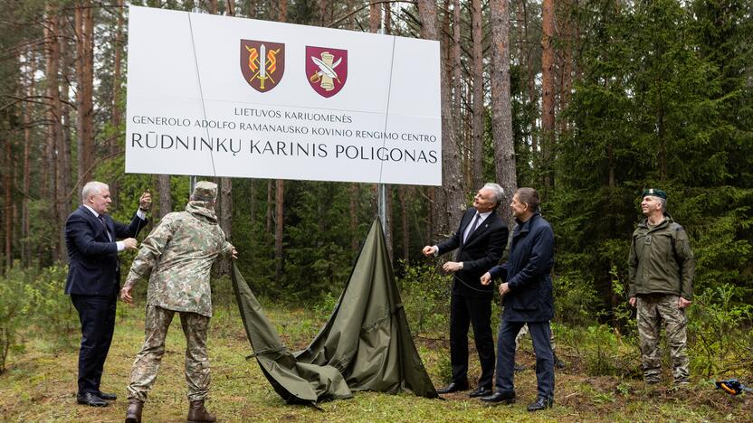 Rūdninkų karinio poligono atidarymas