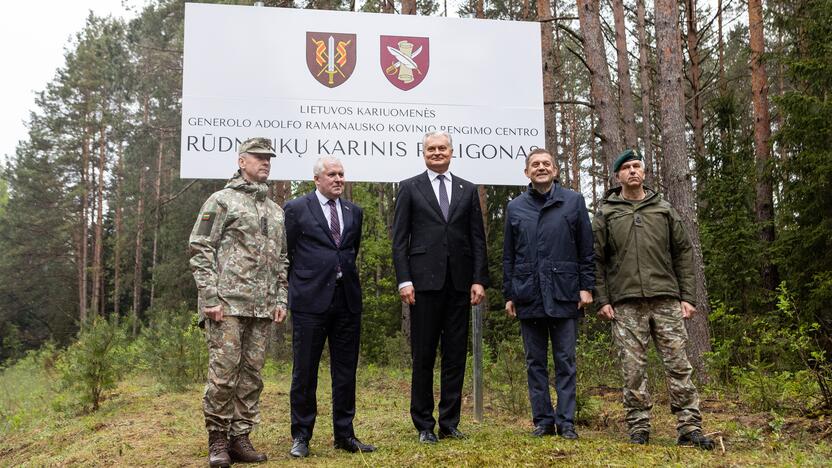 Rūdninkų karinio poligono atidarymas