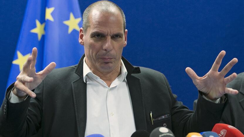 Graikijos finansų ministras Y. Varoufakis