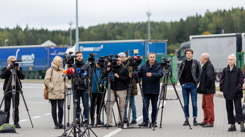 Spaudos konferencija dėl įsigaliojusių ribojimų rusams