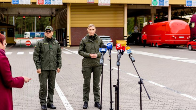 Spaudos konferencija dėl įsigaliojusių ribojimų rusams