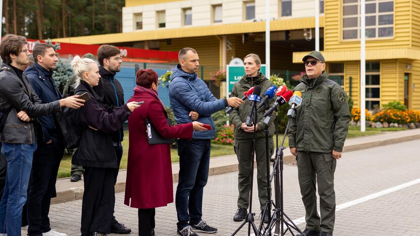 Spaudos konferencija dėl įsigaliojusių ribojimų rusams