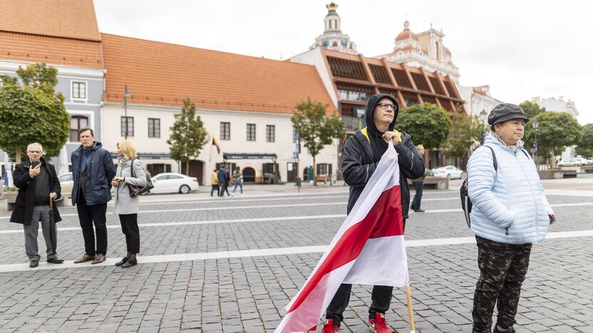 Protesto akcija prieš nacionalinių mokyklų uždarymą Baltarusijoje