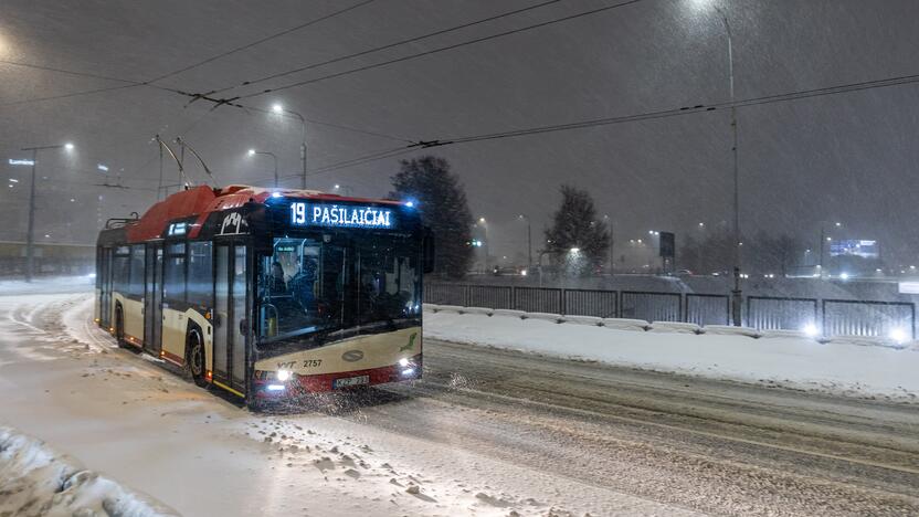 Stiprus snygis Vilniuje