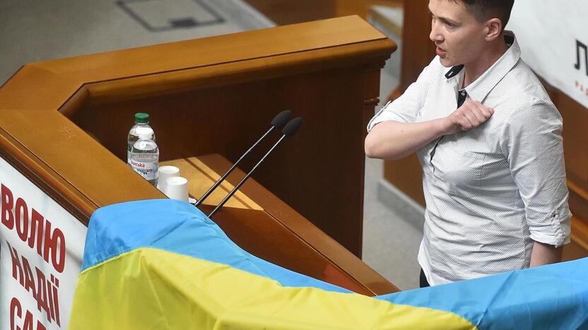 Ukrainos karo pilotė Nadija Savčenko