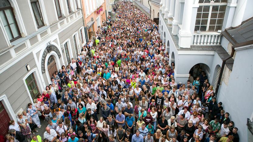 Vilniaus krašto lenkų mokyklos surengė protestą rugsėjo 2 d. 