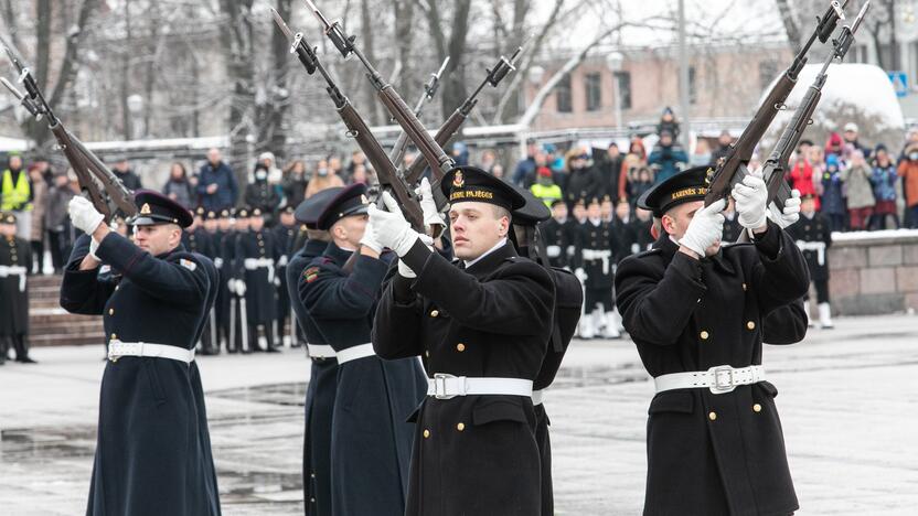 Iškilminga rikiuotė Kariuomenės dienos proga