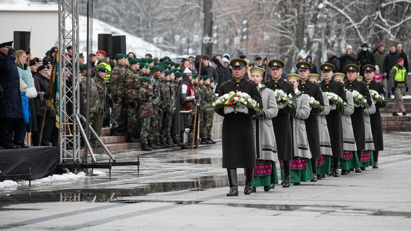 Iškilminga rikiuotė Kariuomenės dienos proga