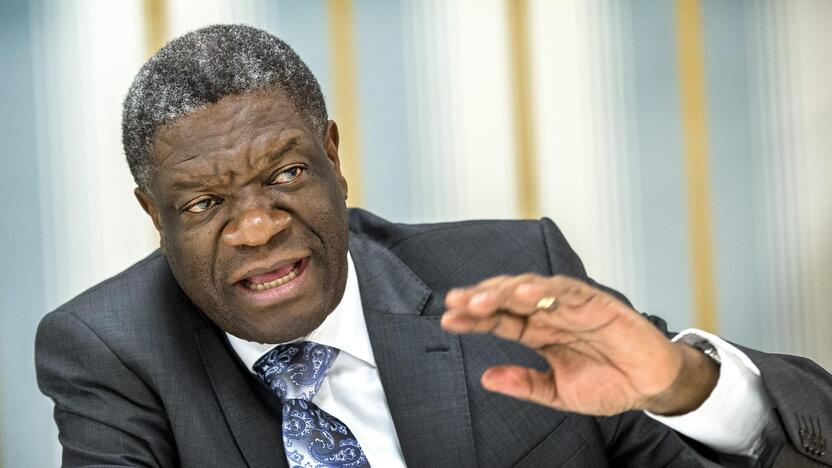 Žymus Afrikos gydytojas D. Mukwege paragino pasaulį atkreipti dėmesį į masines žudynes Kongo Demokratinėje Respublikoje