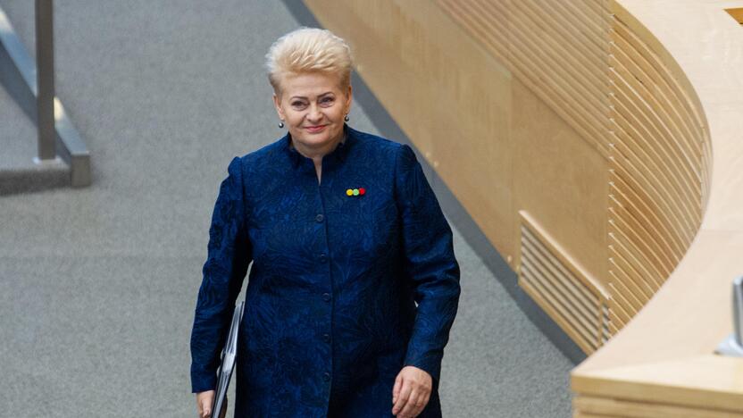 D. Grybauskaitės paskutinis metinis pranešimas