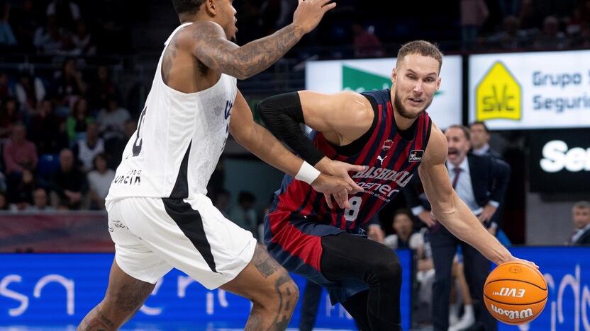 Lyderis: T. Sedekerskis – vienas naudingiausių „Baskonia“ žaidėjų.