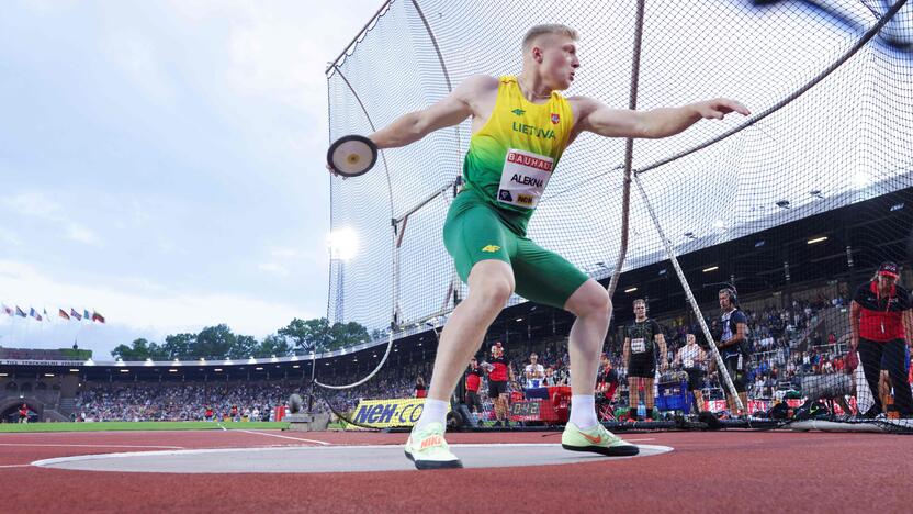 Talentas: devyniolikmetis M.Alekna nuosekliai artėja prie didmeistriškos 70 m ribos.