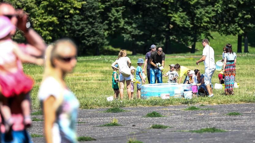 Šeimų piknikas Kauno santakoje