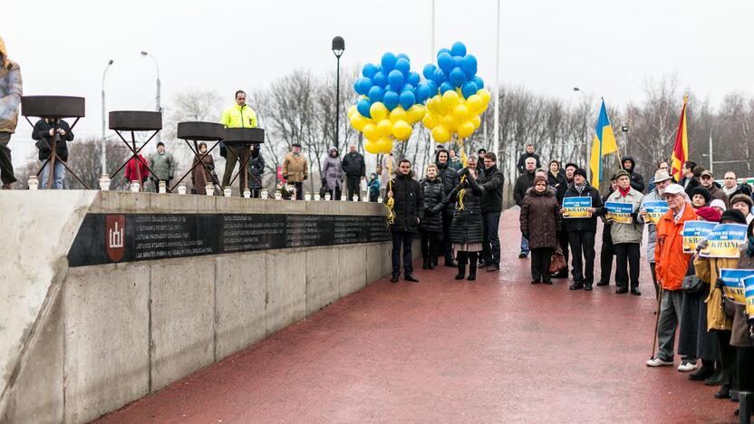 Ukrainos palaikymo akcija