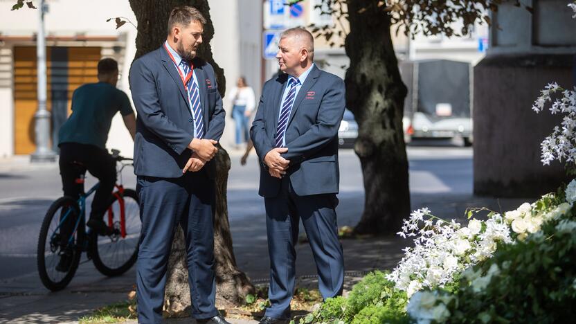 Vilniuje susituokė V. Siegel ir L. Suodaitis