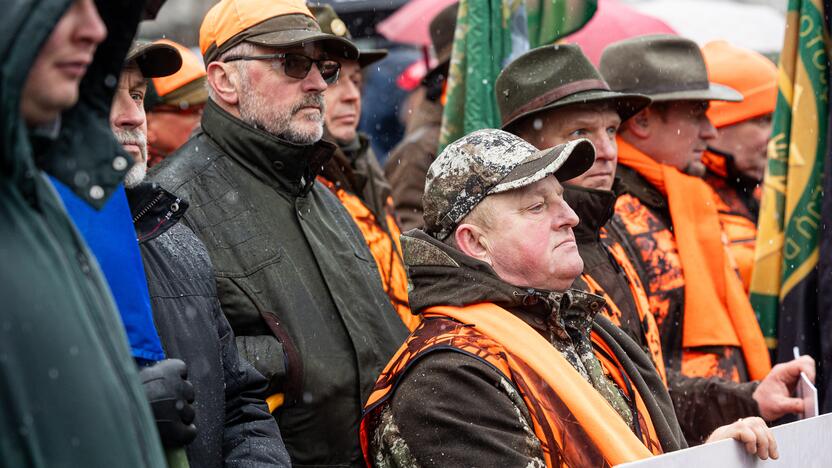 Vilniuje tęsiasi žemdirbių mitingas