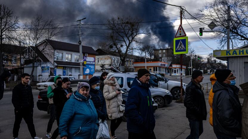 Karas toliau išbando Ukrainos stiprybę