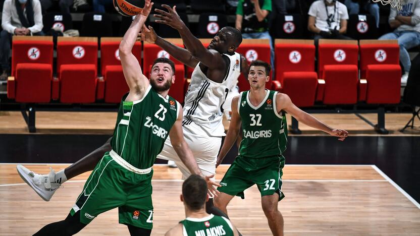 Statistika: kovą su ASVEL žaidėjais dėl kamuolio prie savo krepšio žalgiriečiai laimėjo 19:12.