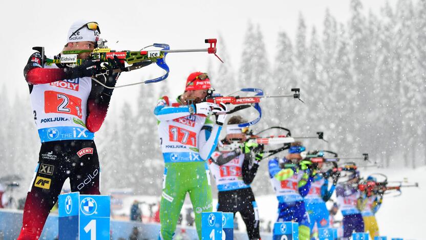 Slovėnijoje: pasaulio biatlono čempionate dalyvauja šeši Lietuvos sportininkai.