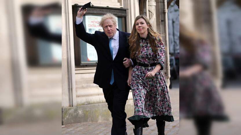 Borisas Johnsonas ir Carrie Symonds