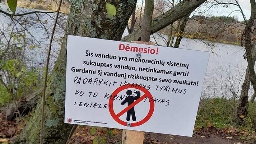 Perspėjo: Send­va­rio se­niū­ni­ja prieš ku­rį lai­ką bu­vo įbe­du­si per­spė­ji­mą, kad šal­ti­nio van­duo ne­tin­ka­mas ger­ti.