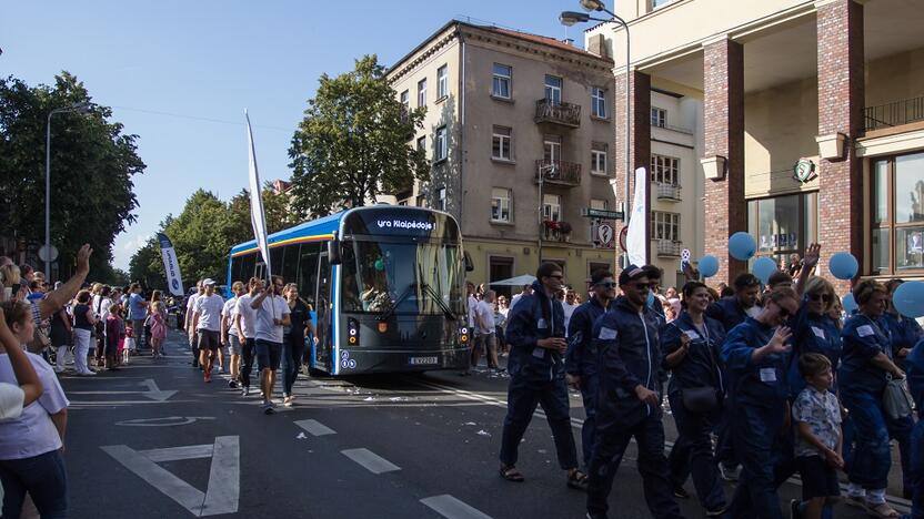 ES atstovybė Vašingtone Klaipėdoje kurtus autobusus pristatė kaip labiausiai ES Žaliąjį kursą atitinkantį Lietuvos projektą.