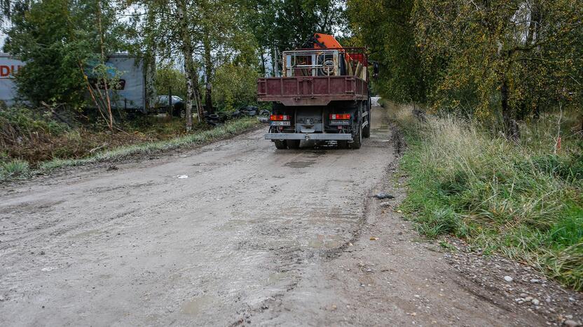 Nepasitenkinimas: visų pamirštas kelias klaipėdiečiams sukelia daugybę nepatogumų.