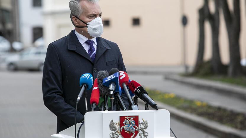 Prezidento G. Nausėdos spaudos konferencija