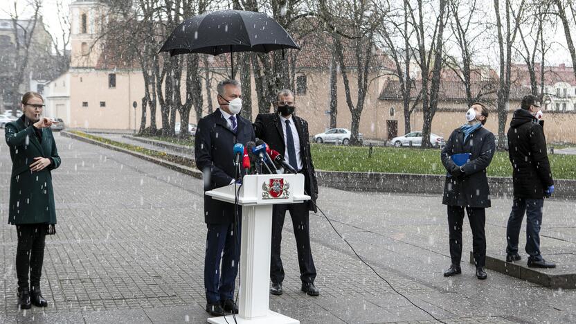 Prezidento G. Nausėdos spaudos konferencija