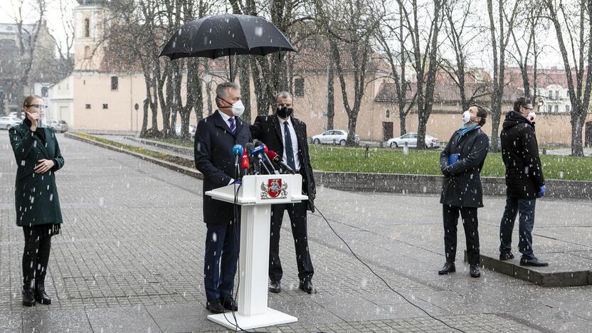 Prezidento G. Nausėdos spaudos konferencija