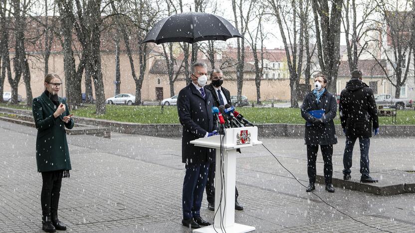 Prezidento G. Nausėdos spaudos konferencija