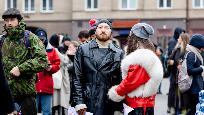 Prie Seimo – protestas dėl plynųjų miškų kirtimų