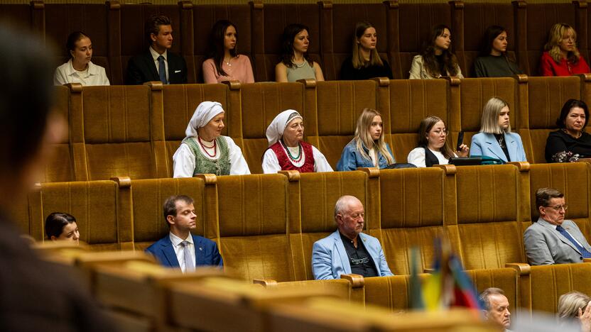 Gedulo ir vilties bei Okupacijos ir genocido dienų minėjimas Seime