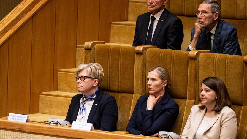 Gedulo ir vilties bei Okupacijos ir genocido dienų minėjimas Seime