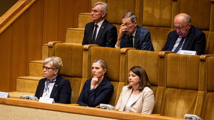 Gedulo ir vilties bei Okupacijos ir genocido dienų minėjimas Seime