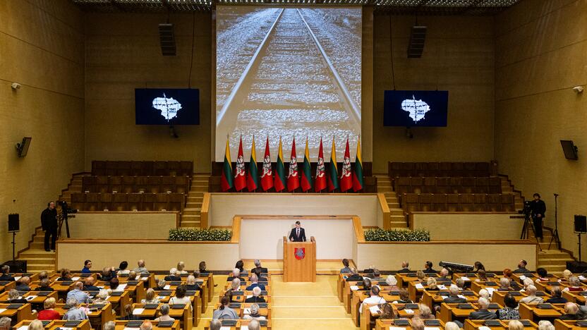 Gedulo ir vilties bei Okupacijos ir genocido dienų minėjimas Seime