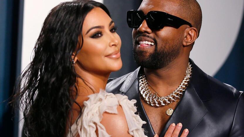 Kanye Westas su žmona Kim Kardashian