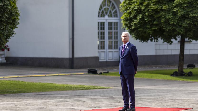 J. Bidenas Vilniuje susitiko su G. Nausėda 