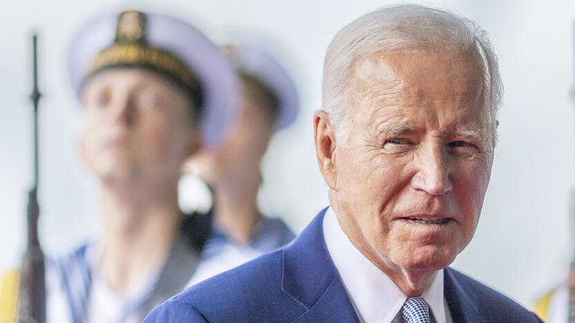 J. Bidenas Vilniuje susitiko su G. Nausėda 