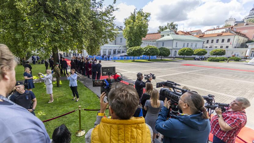 J. Bidenas Vilniuje susitiko su G. Nausėda 